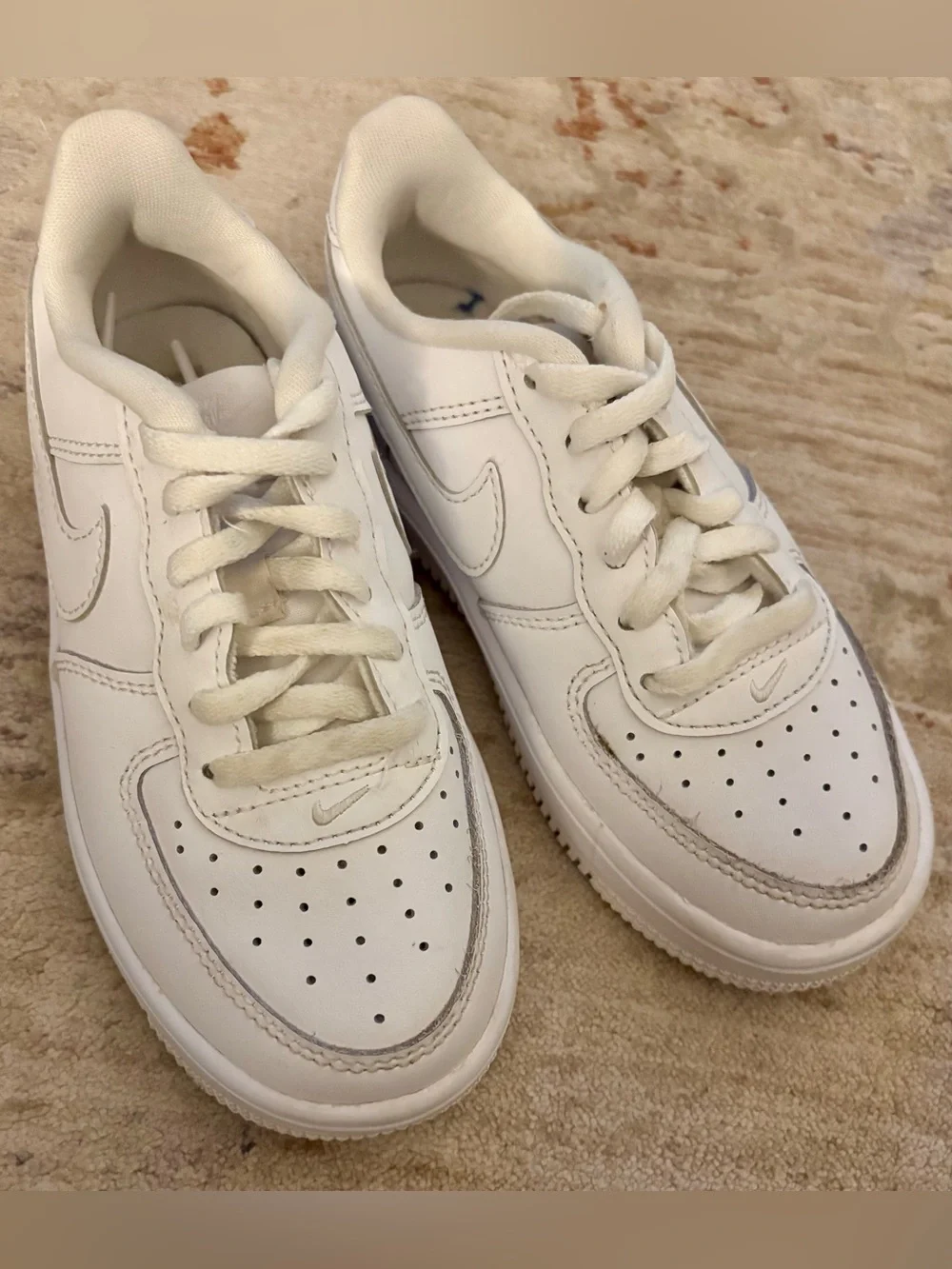 Nike Air Force 1 Low Triple White Kids Sneaker